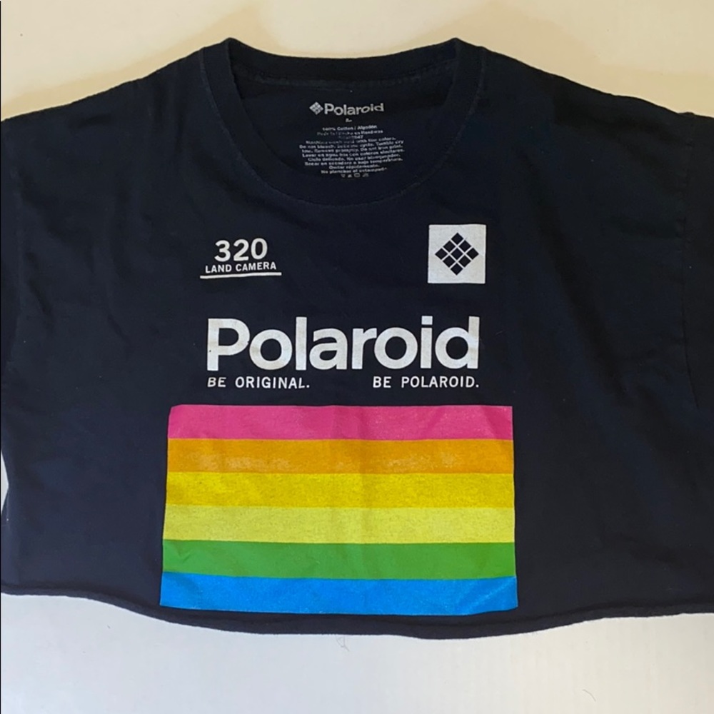 Pacsun Polaroid Cropped T-shirt